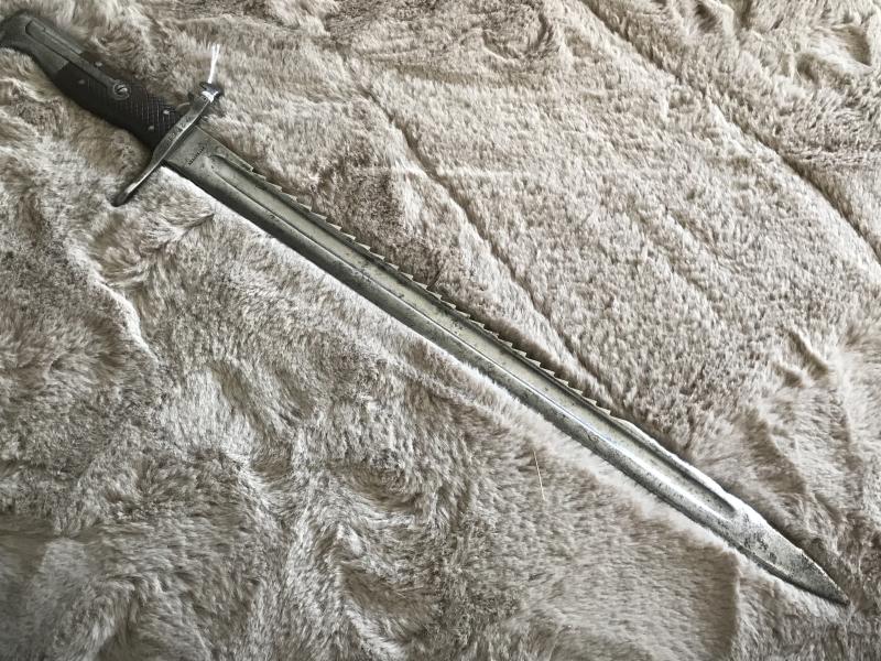 Saw Back Butcher Bayonet
